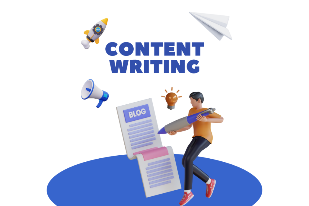 Image showing content writing service